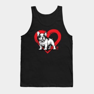 I Love My French Bulldog - I Love my dog - Friendly dog Tank Top